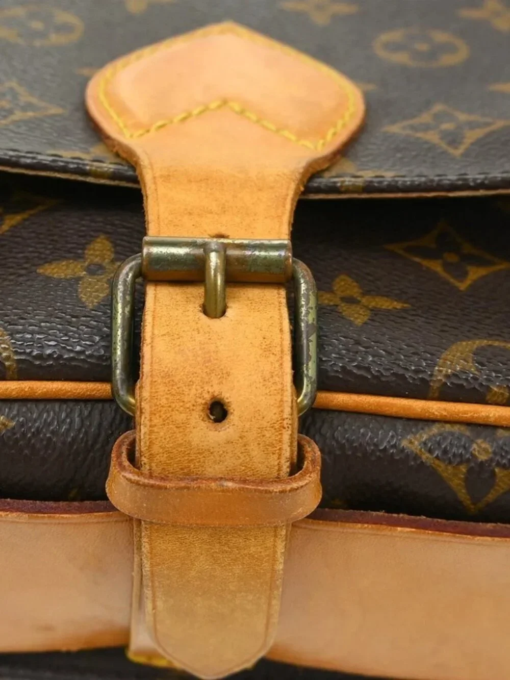 LOUIS VUITTON CARTOUCHIERE MM SHOULDER BAG